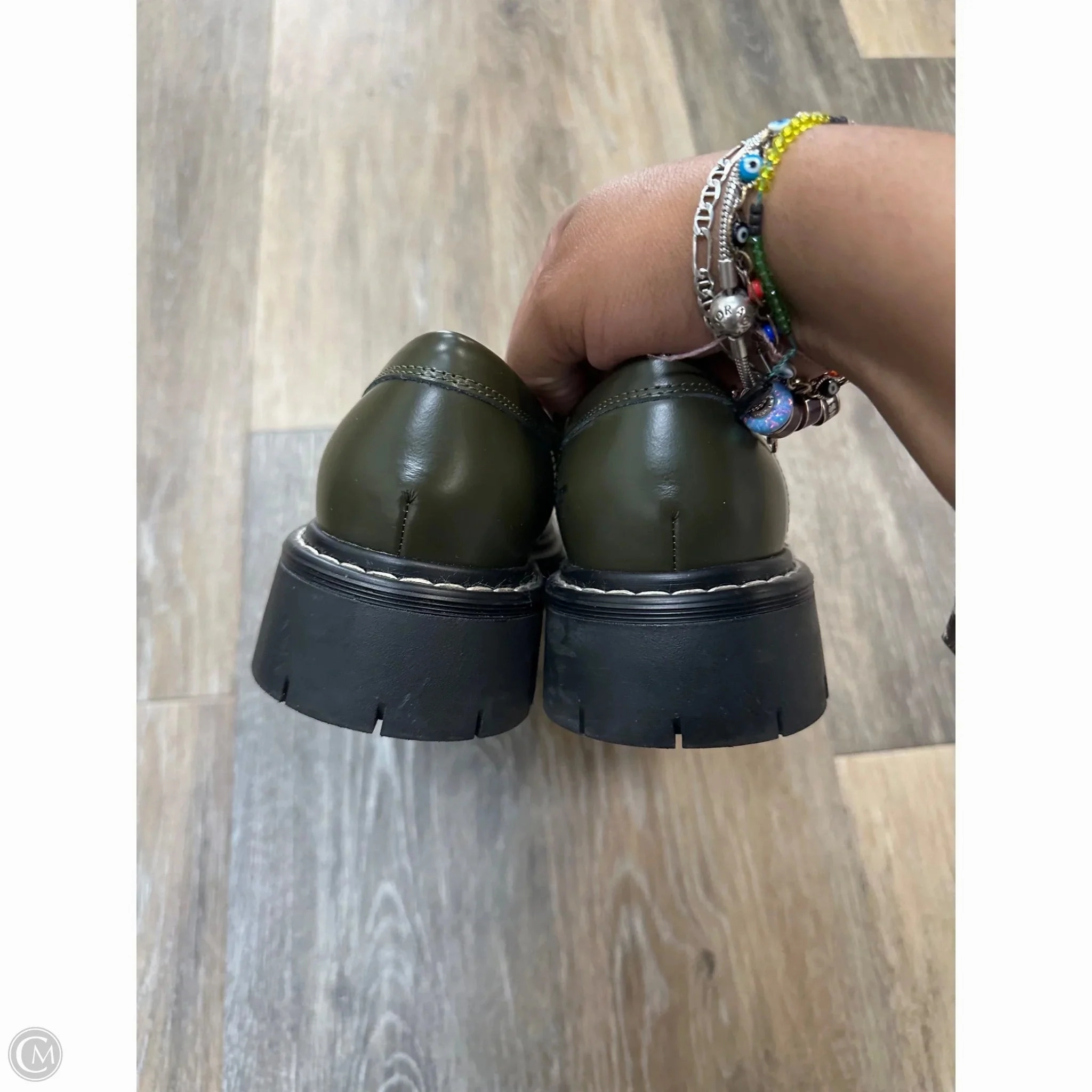 Shoes Heels Platform By Marc Fisher In Green, Size: 8 Fashion Heels