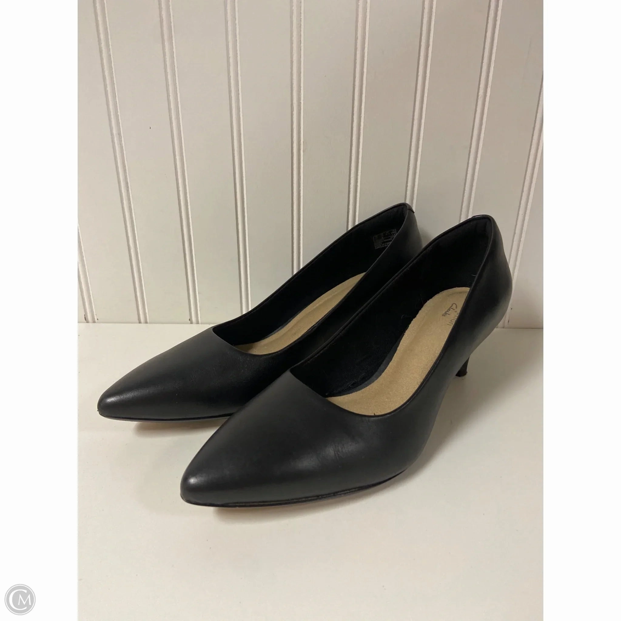 Shoes Heels Stiletto By Clarks In Black, Size: 10 Clarks leather shoes for daily wear
