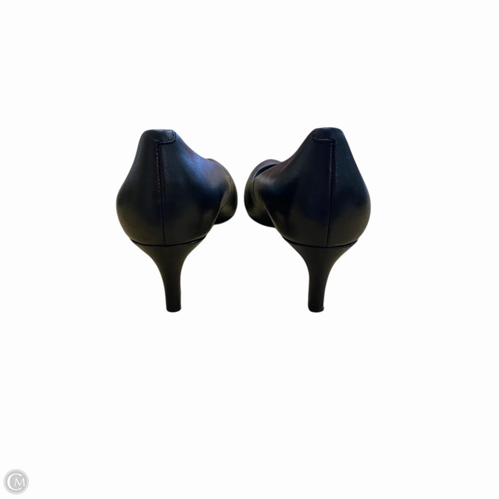 Shoes Heels Stiletto By Clarks In Black, Size: 8.5 Leather Footwear
