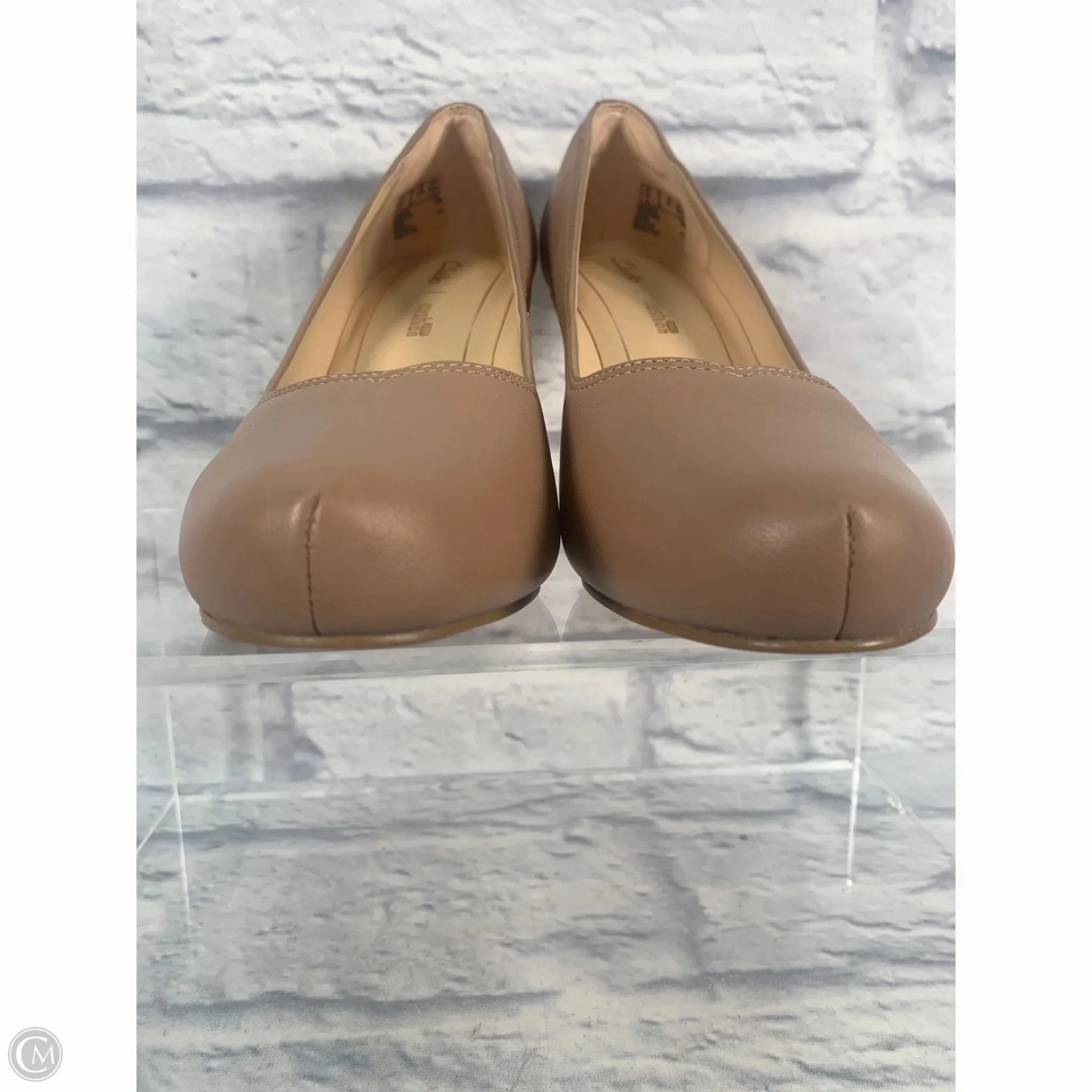 Shoes Heels Stiletto By Clarks In Tan, Size: 7 Leather Footwear
