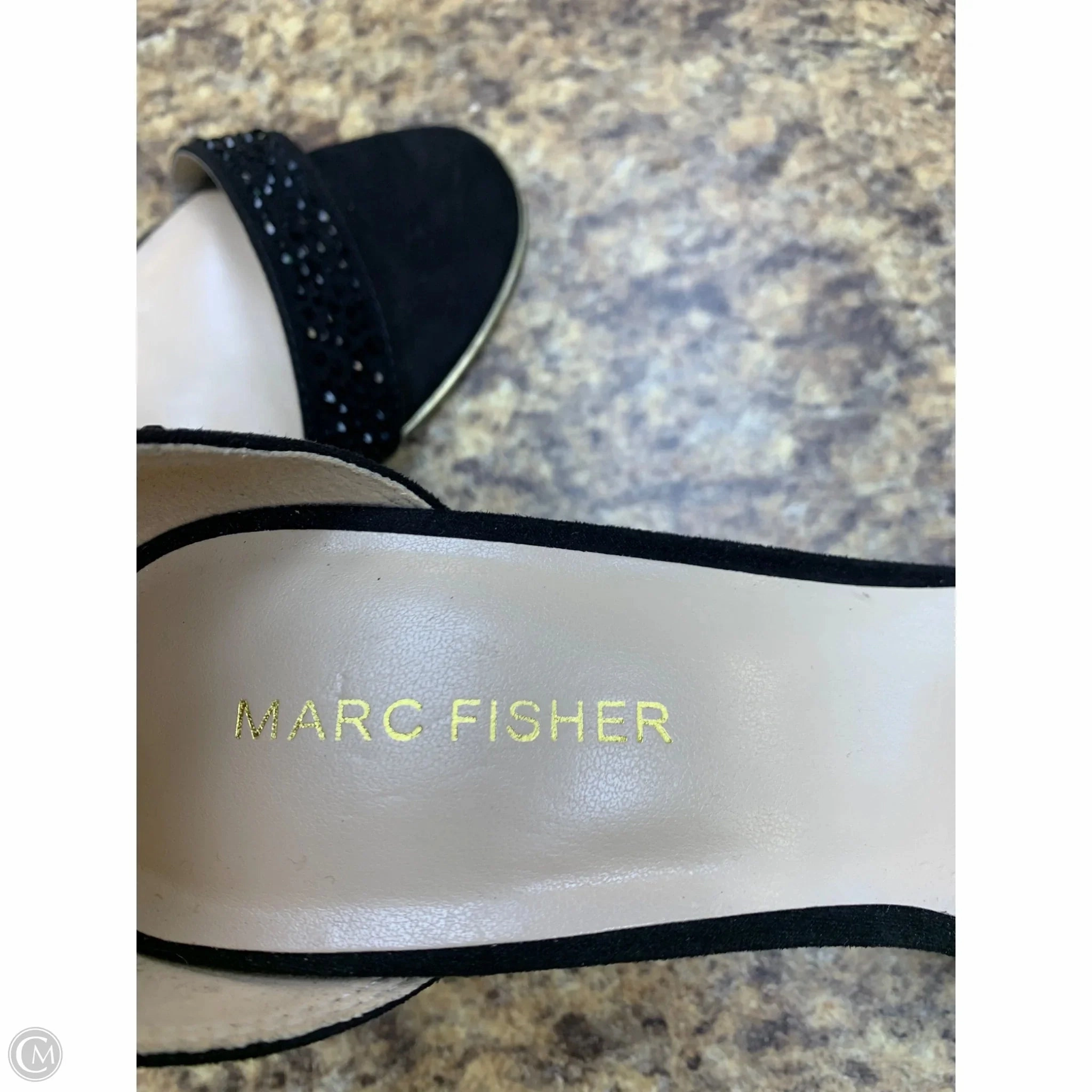 Shoes Heels Stiletto By Marc Fisher In Black, Size: 8.5 Fashion Heels
