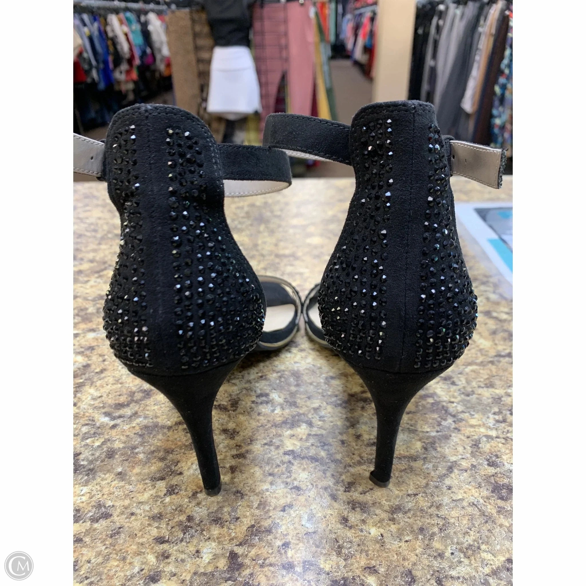 Shoes Heels Stiletto By Marc Fisher In Black, Size: 8.5 Fashion Heels