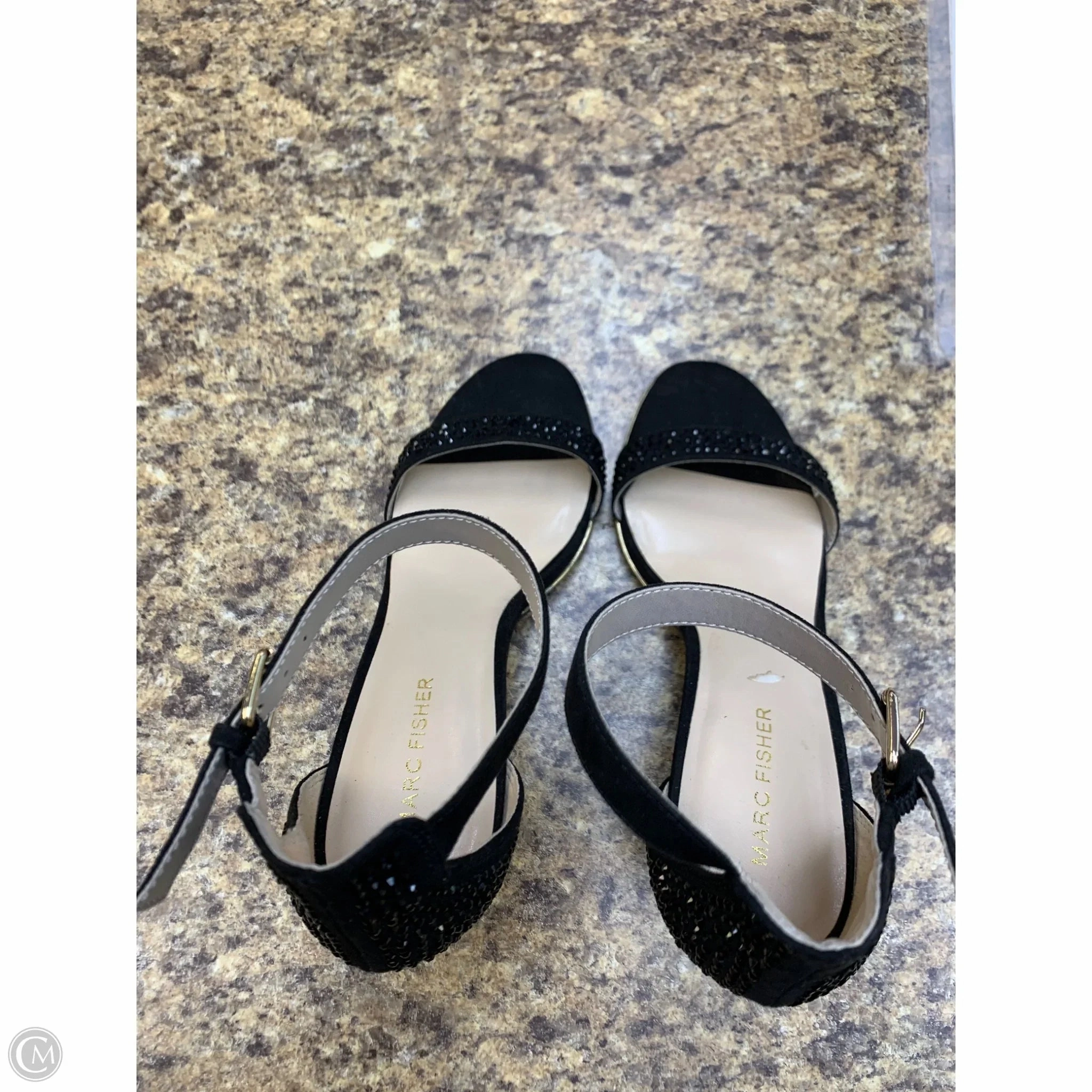 Shoes Heels Stiletto By Marc Fisher In Black, Size: 8.5 Fashion Heels
