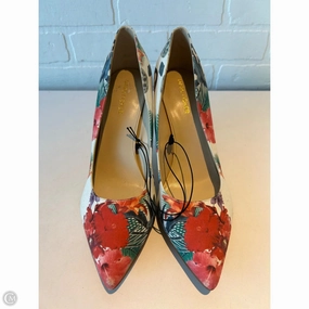 Shoes Heels Stiletto By Marc Fisher In Cream & Red, Size: 10 Marc Fisher fashion shoes with block heels