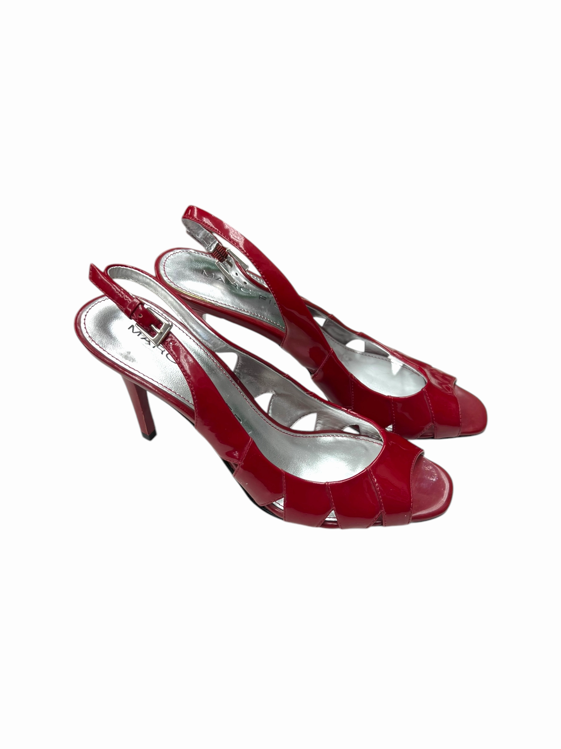 Shoes Heels Stiletto By Marc Fisher In Red, Size: 7 Marc Fisher fashion shoes with block heels