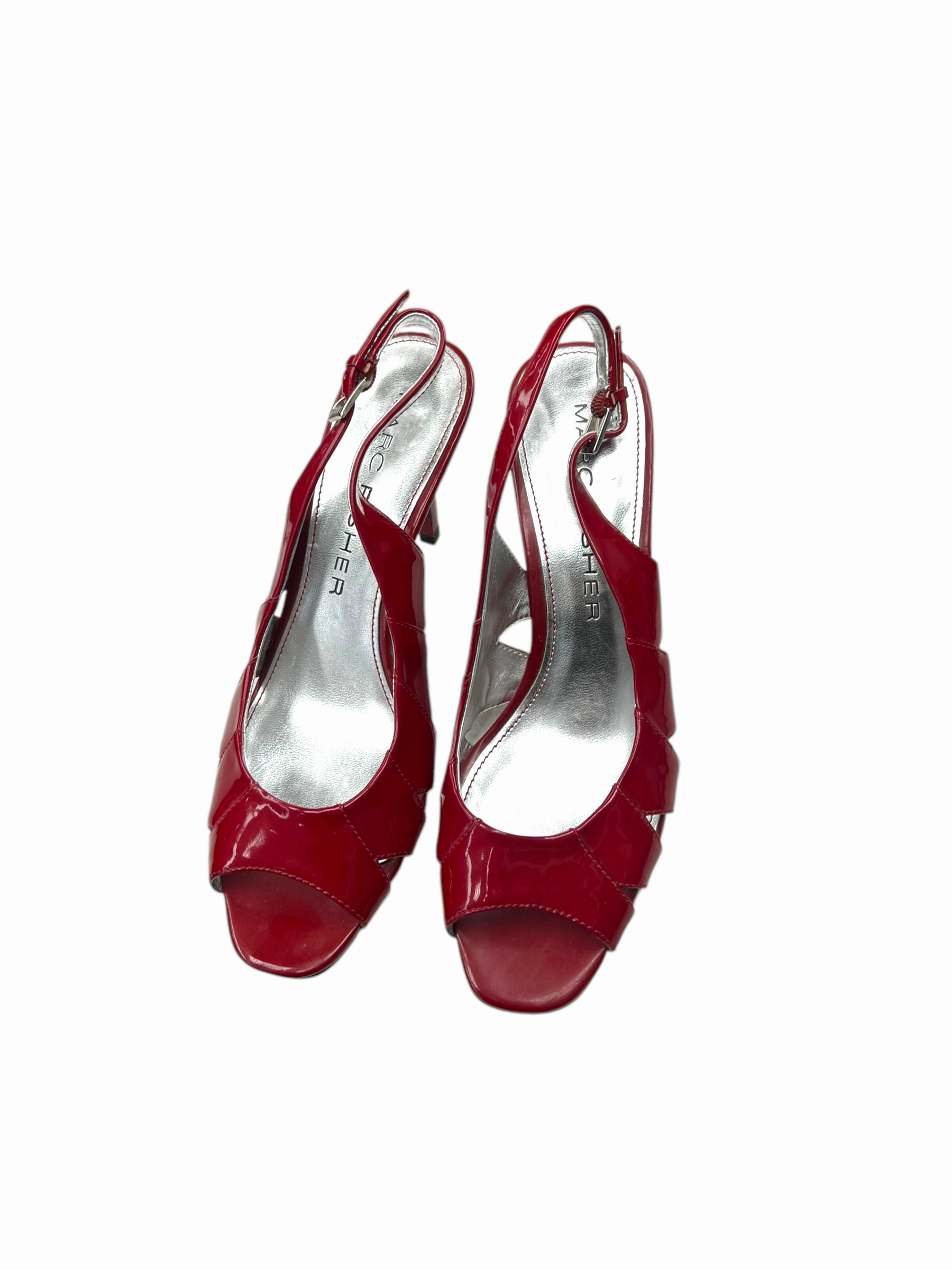 Shoes Heels Stiletto By Marc Fisher In Red, Size: 7 Fashion Heels