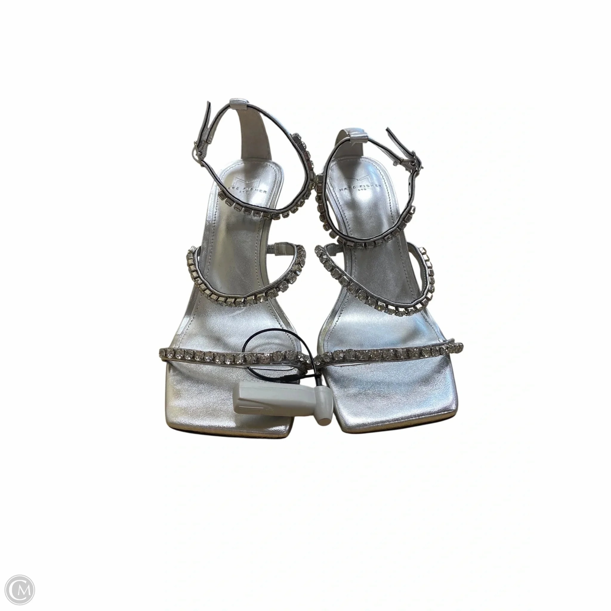 Shoes Heels Stiletto By Marc Fisher In Silver, Size: 7 Fashion Heels