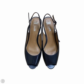 Shoes Heels Wedge By Clarks In Black, Size: 10 Clarks leather shoes for daily wear