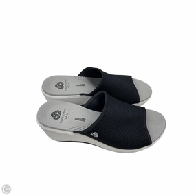 Shoes Heels Wedge By Clarks In Black, Size: 6.5 Clarks leather shoes for daily wear
