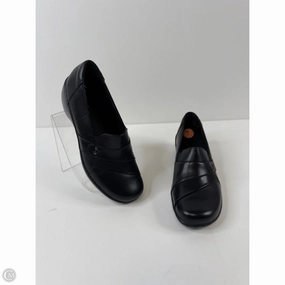 Shoes Heels Wedge By Clarks In Black, Size: 7 Clarks leather shoes for daily wear