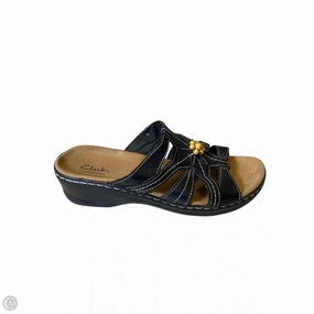 Shoes Heels Wedge By Clarks In Brown, Size: 9.5 Clarks leather shoes for daily wear