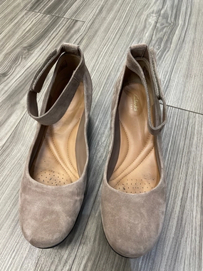 Shoes Heels Wedge By Clarks  Size: 7.5 Clarks leather shoes for daily wear