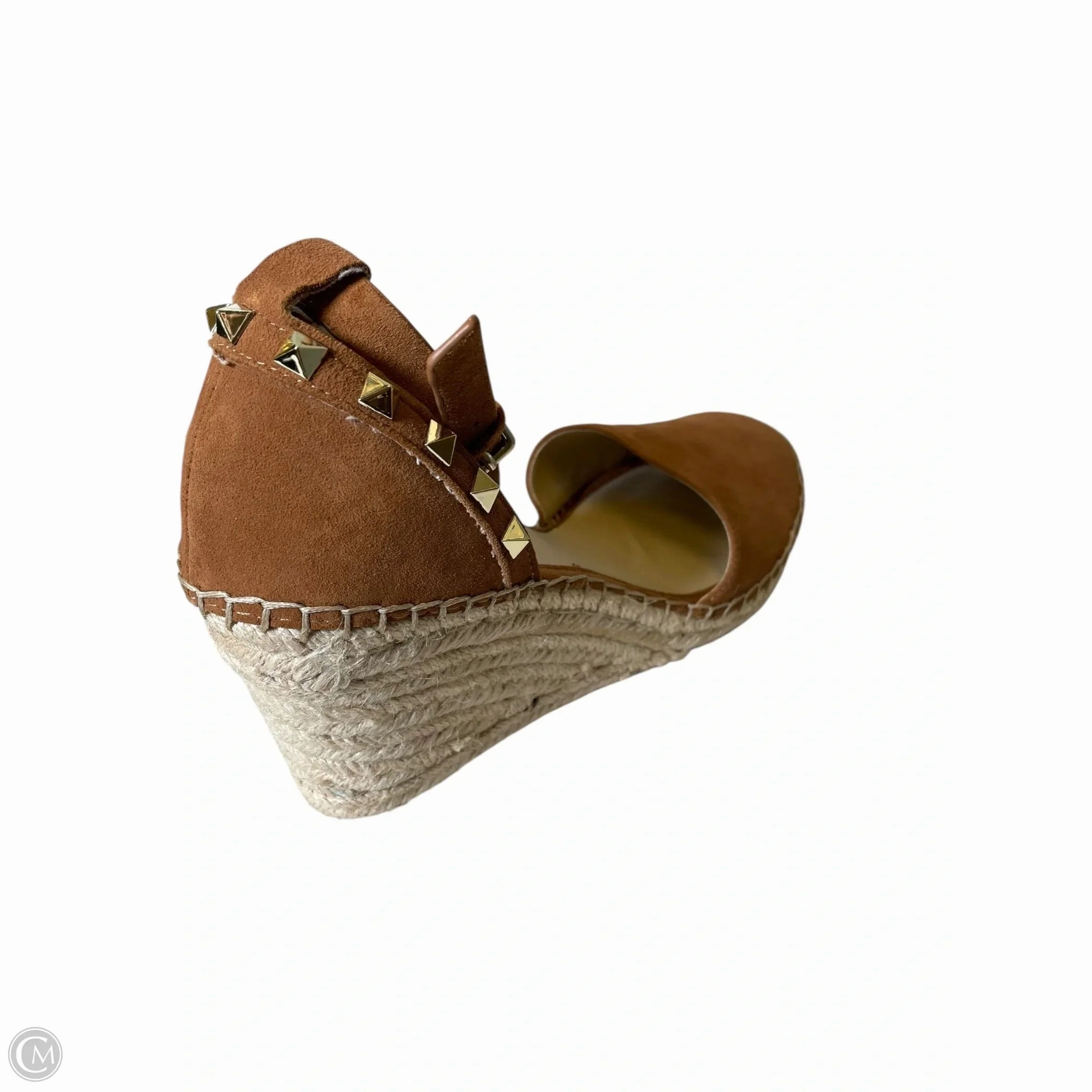 Shoes Heels Wedge By Marc Fisher In Brown, Size: 8.5 Fashion Heels