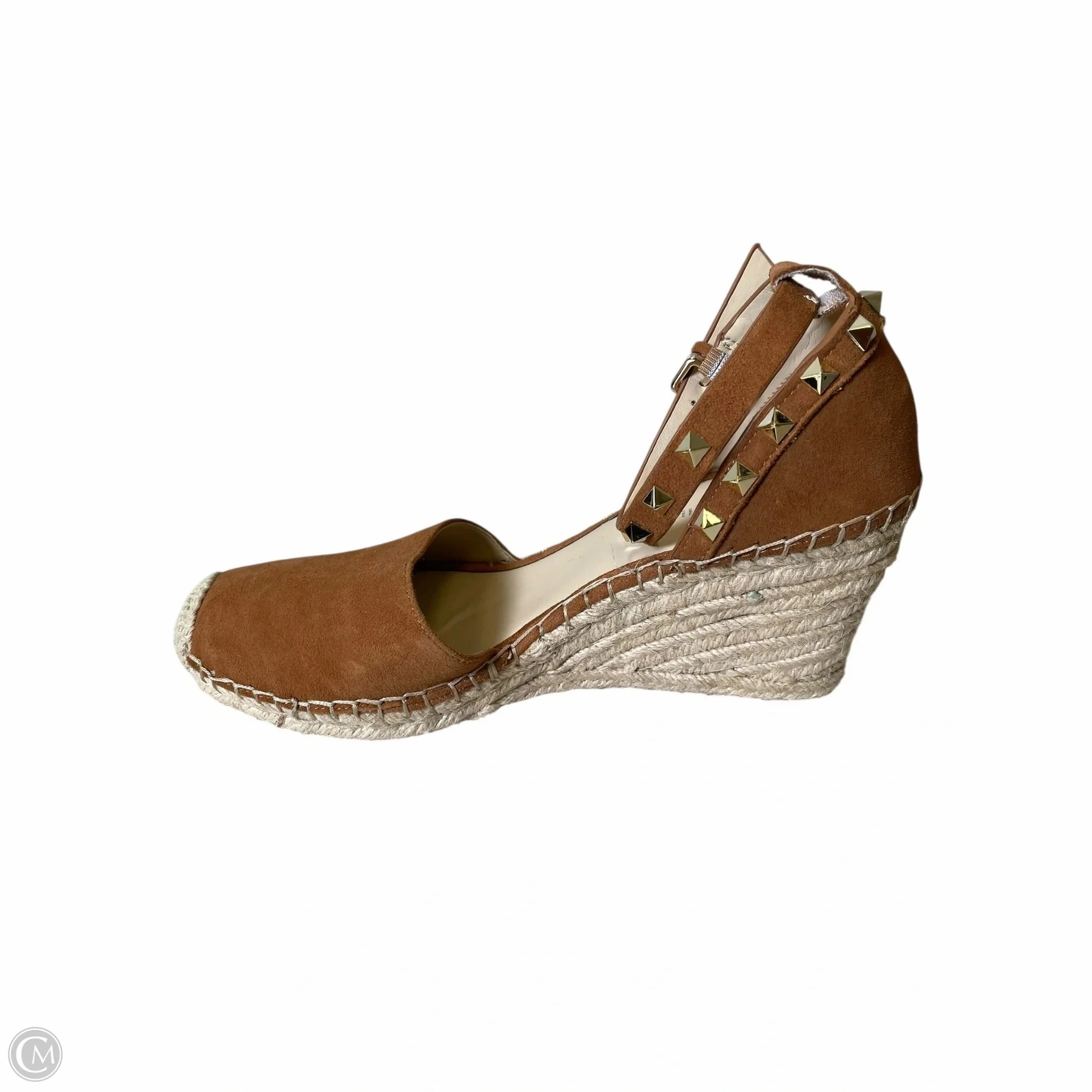 Shoes Heels Wedge By Marc Fisher In Brown, Size: 8.5 Fashion Heels