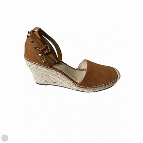 Shoes Heels Wedge By Marc Fisher In Brown, Size: 8.5 Marc Fisher fashion shoes with block heels