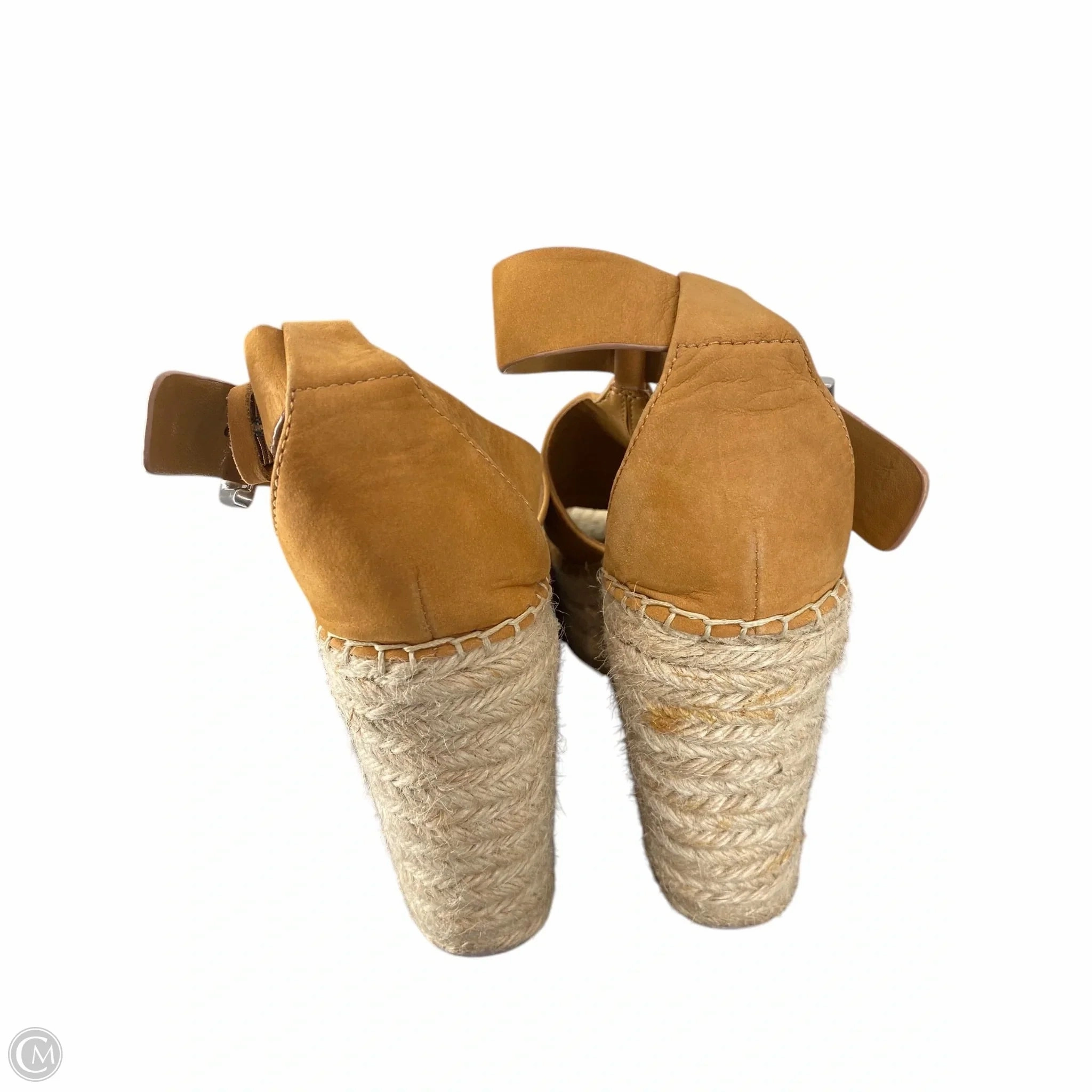 Shoes Heels Wedge By Marc Fisher In Brown, Size: 9 Fashion Heels
