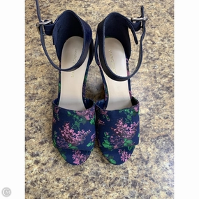 Shoes Heels Wedge By Marc Fisher In Floral Print, Size: 8 Marc Fisher fashion shoes with block heels