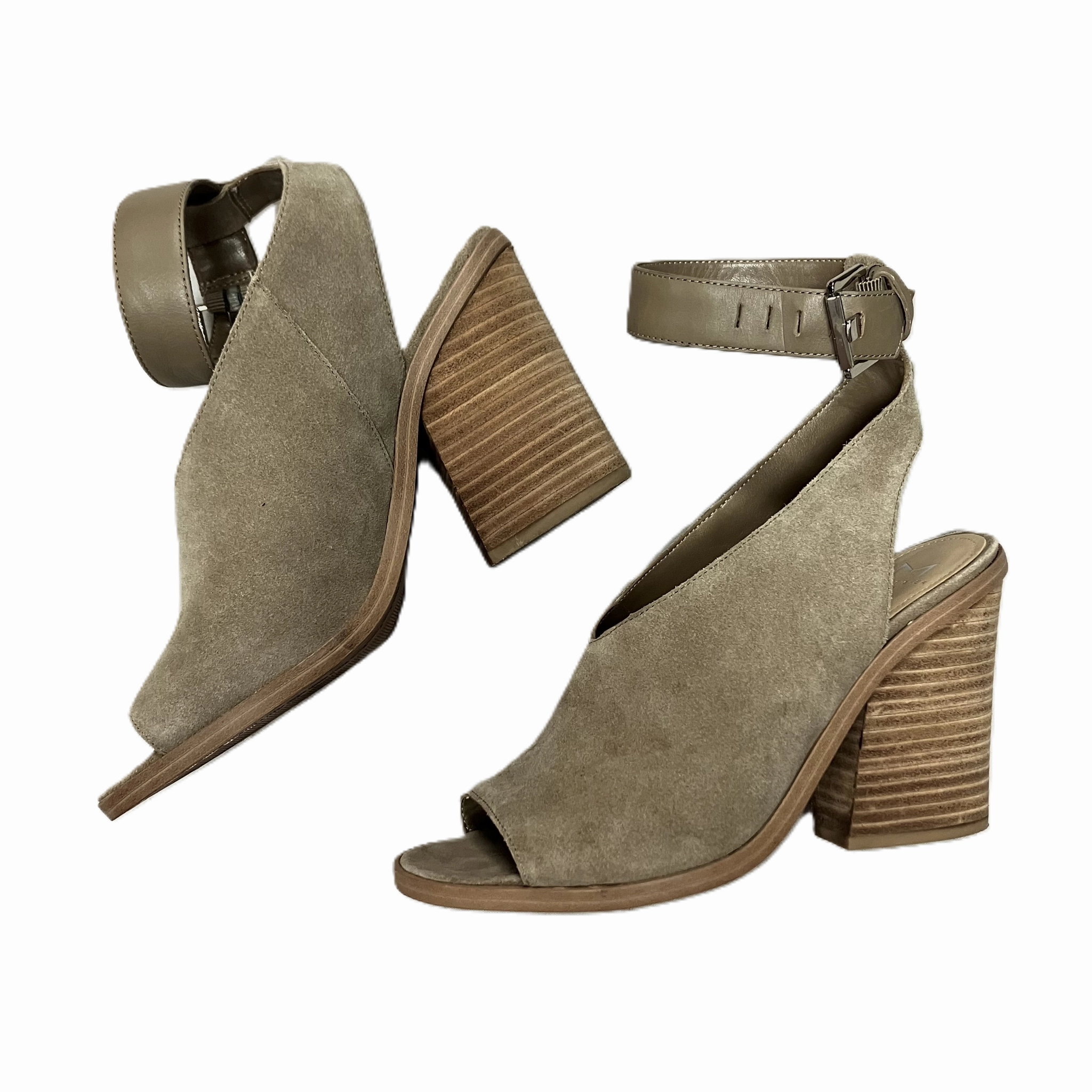 Shoes Heels Wedge By Marc Fisher In Taupe, Size: 8 Fashion Heels