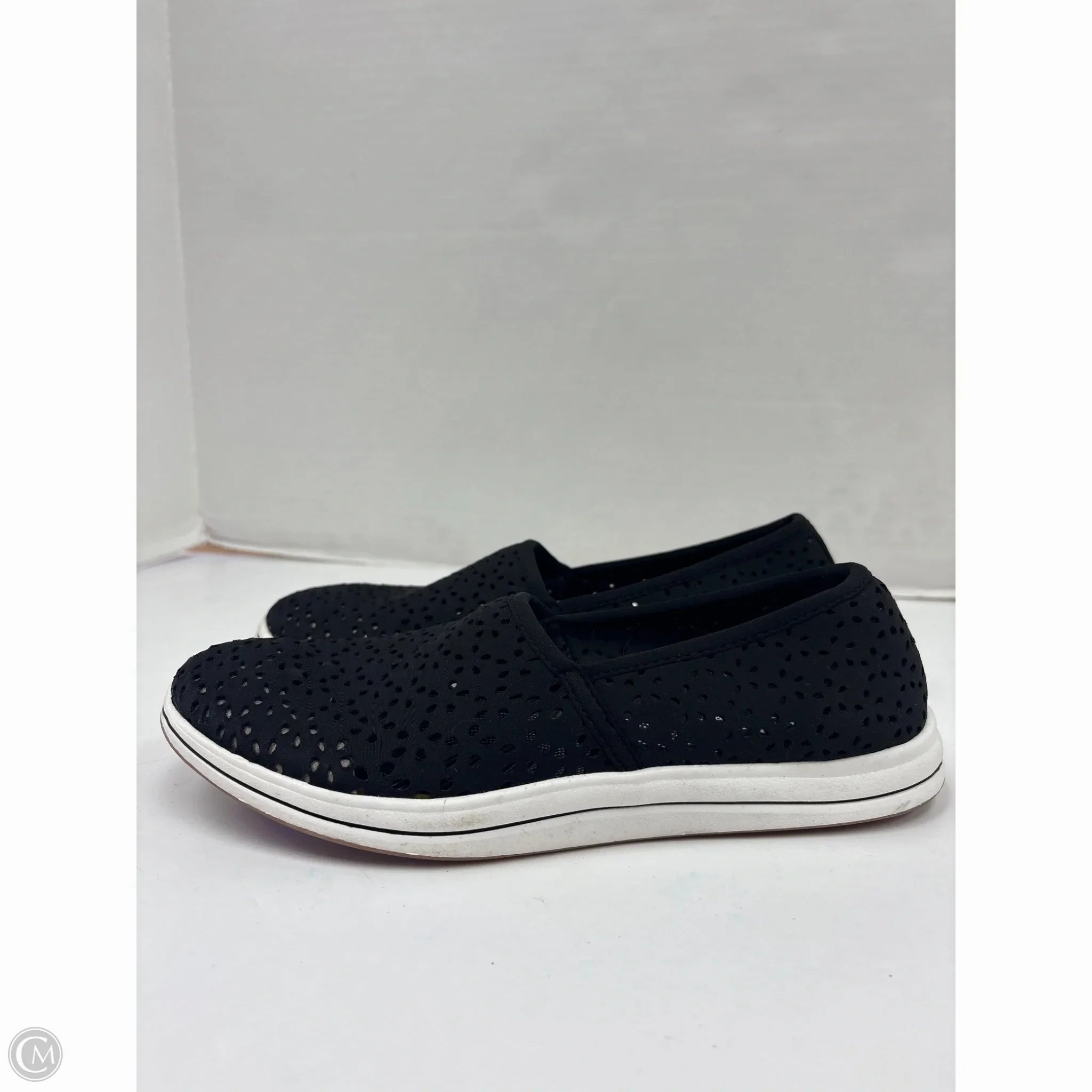 Shoes Sneakers By Clarks In Black, Size: 7.5 Clarks leather shoes for daily wear