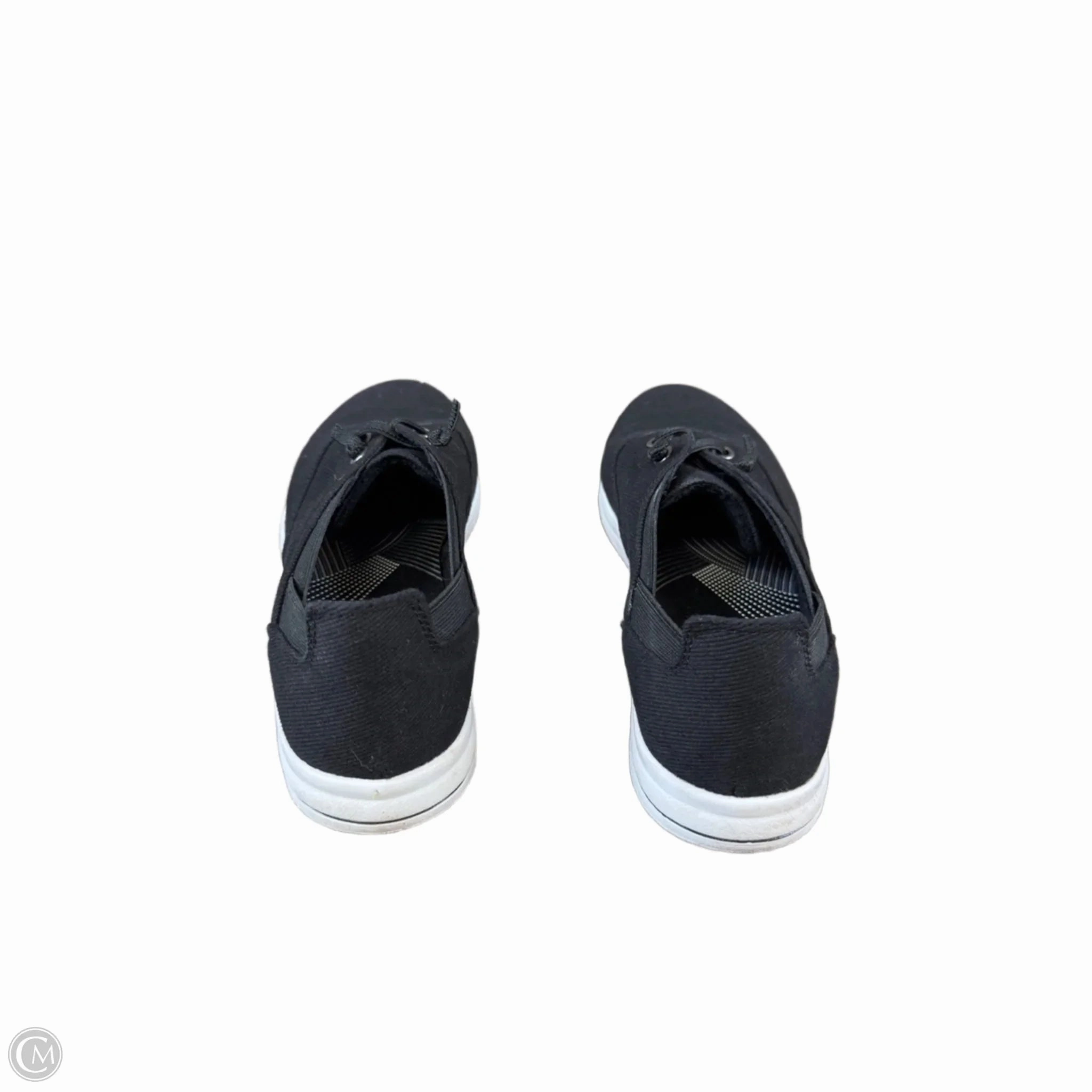 Shoes Sneakers By Clarks In Black, Size: 7.5 Leather Footwear