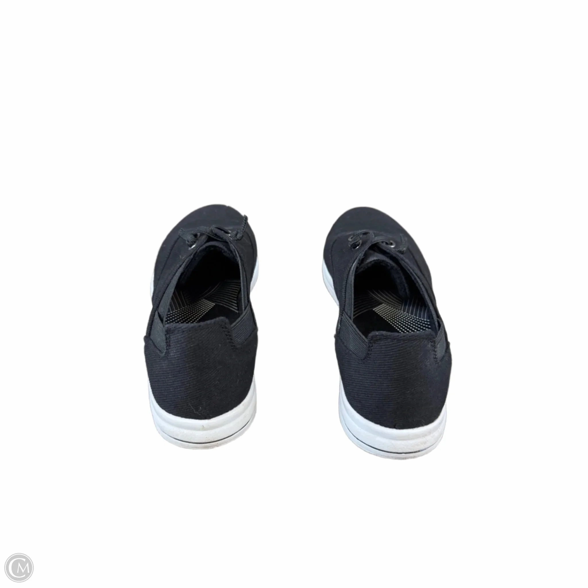Shoes Sneakers By Clarks In Black, Size: 7.5 Leather Footwear