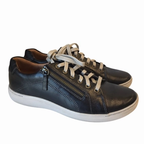 Shoes Sneakers By Clarks In Black, Size:9 Clarks leather shoes for daily wear