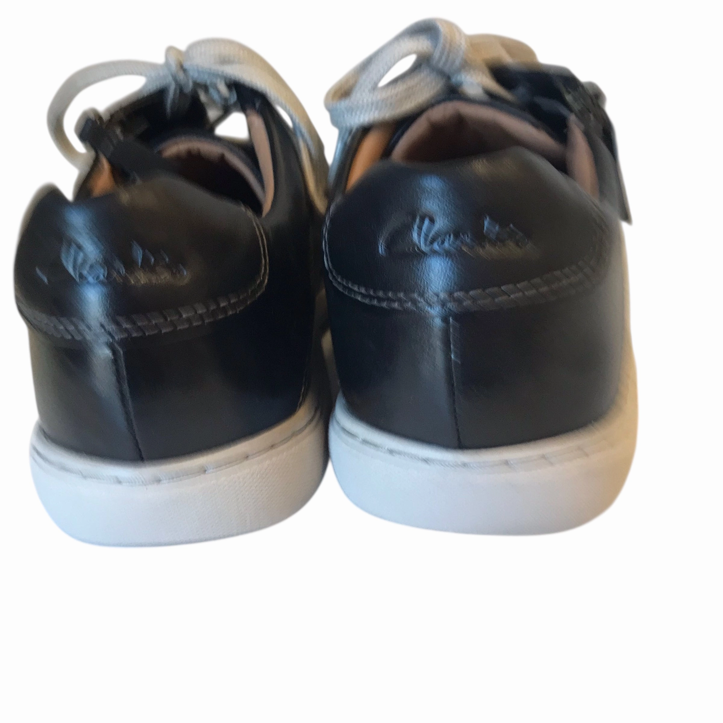 Shoes Sneakers By Clarks In Black, Size:9 Leather Footwear