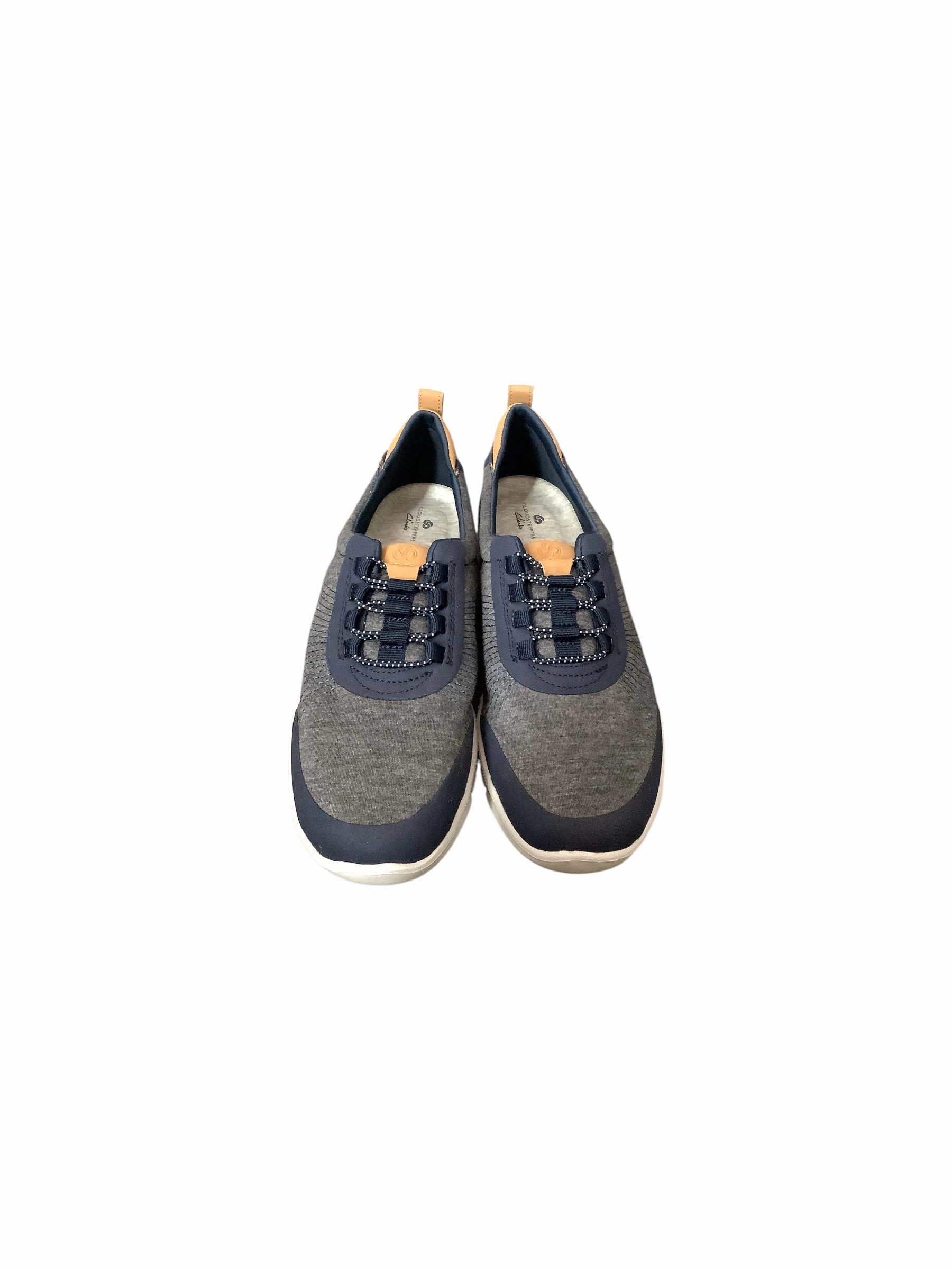 Shoes Sneakers By Clarks In Blue, Size: 7.5 Clarks leather shoes for daily wear