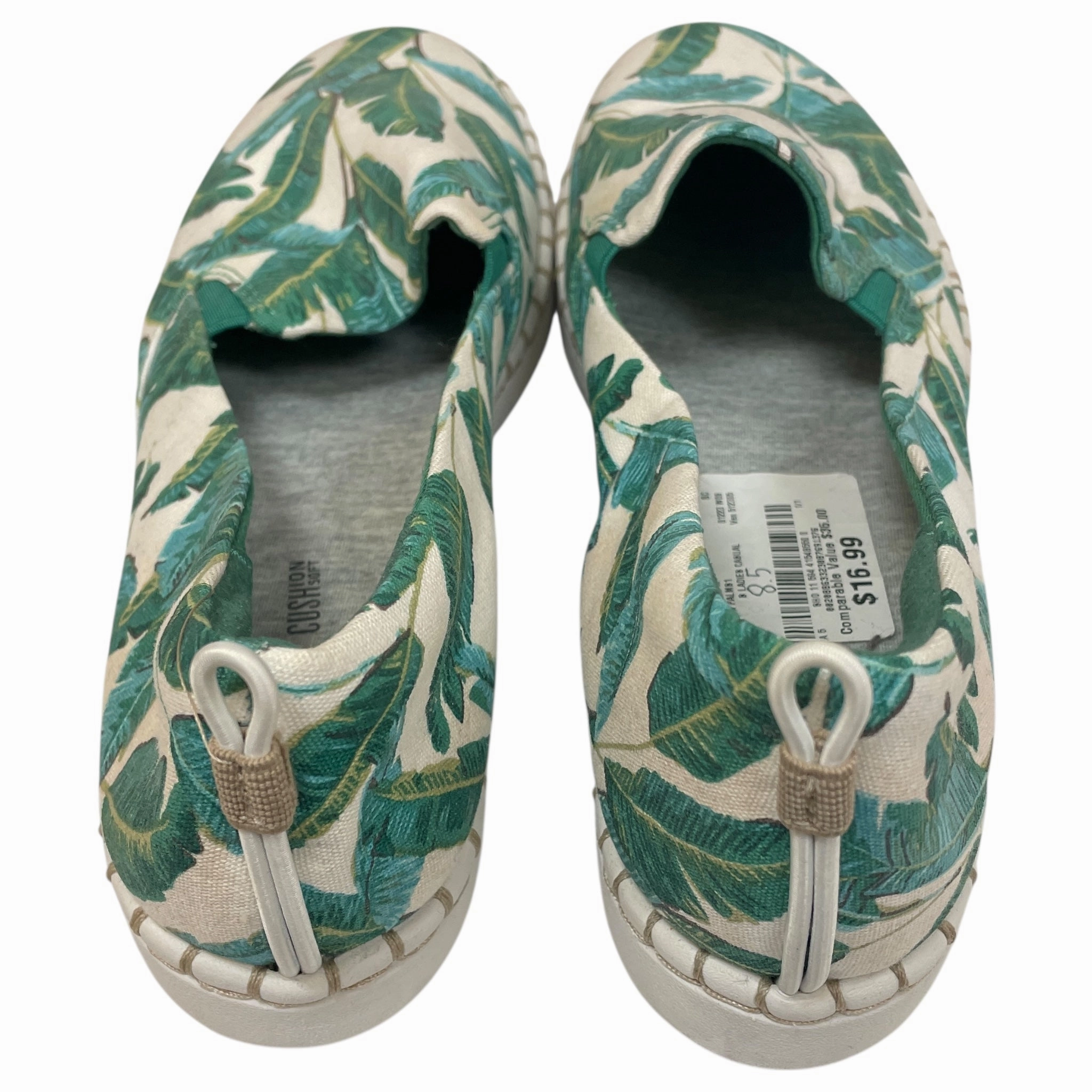 Shoes Sneakers By Clarks In Green & White, Size:8.5 Clarks leather shoes for daily wear
