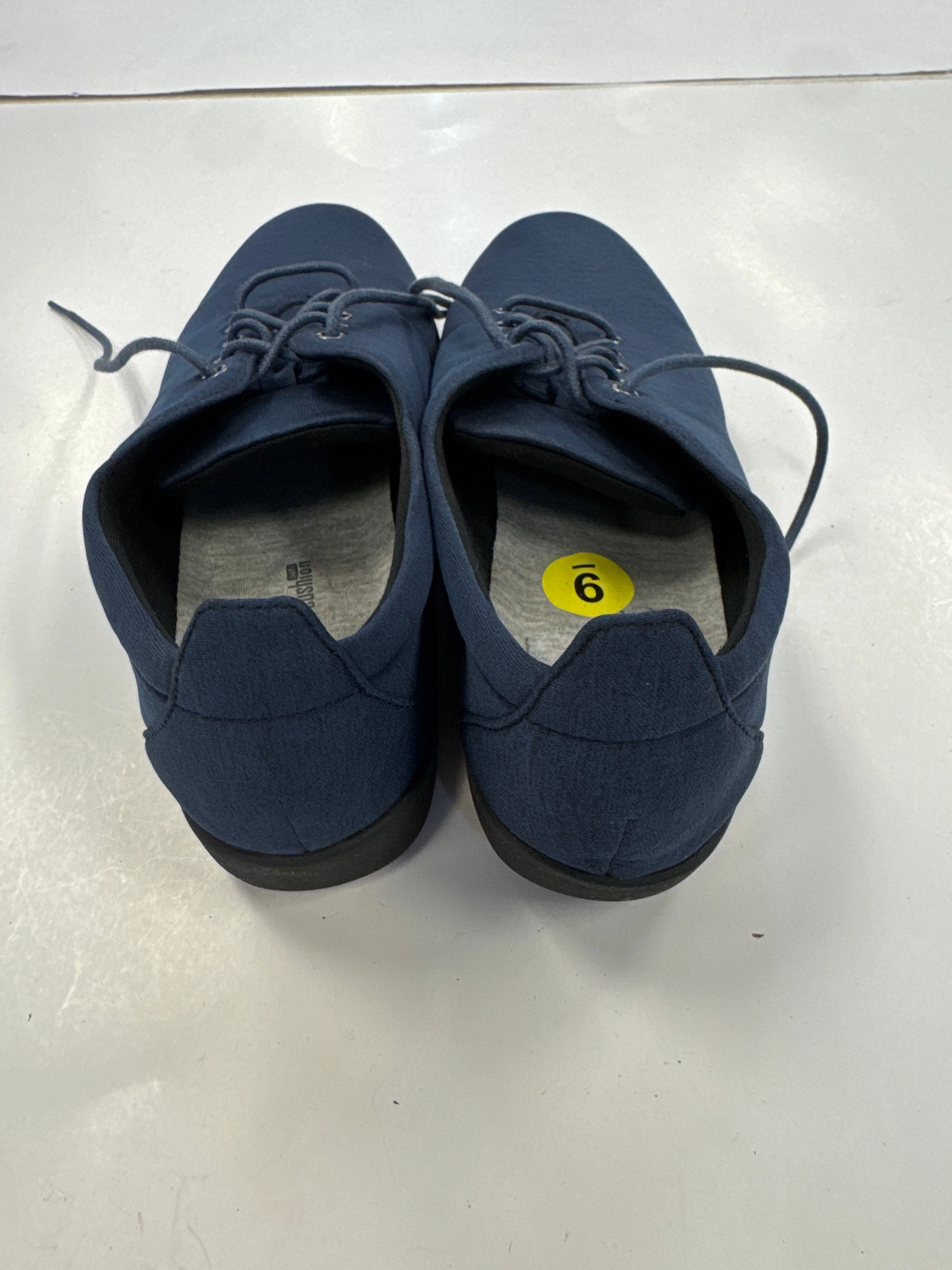 Shoes Sneakers By Clarks In Navy, Size: 9 Leather Footwear