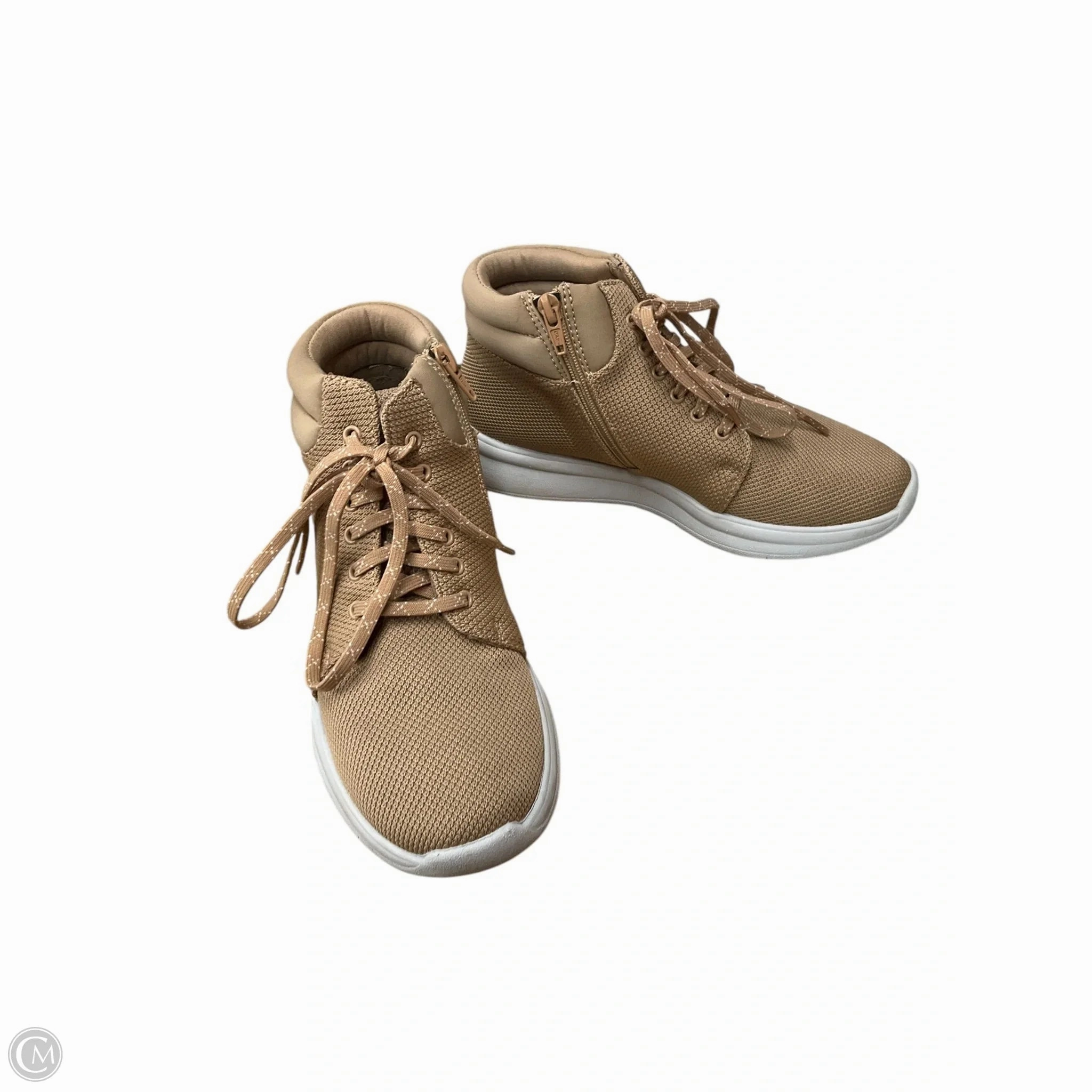 Shoes Sneakers By Clarks In Tan, Size: 6 Clarks leather shoes for daily wear