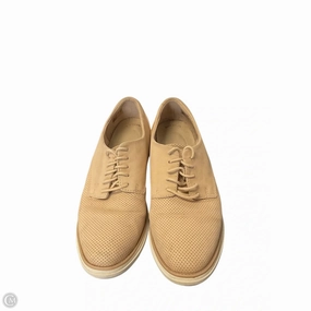 Shoes Sneakers By Clarks In Tan, Size: 9 Clarks leather shoes for daily wear