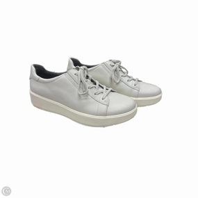 Shoes Sneakers By Clarks In White, Size: 7.5 Clarks leather shoes for daily wear