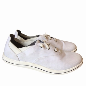 Shoes Sneakers By Clarks In White, Size:7 Clarks leather shoes for daily wear