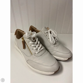 Shoes Sneakers By Clarks In White, Size: 8.5 Clarks leather shoes for daily wear