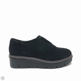 Shoes Sneakers Platform By Clarks In Black, Size: 7 Clarks leather shoes for daily wear