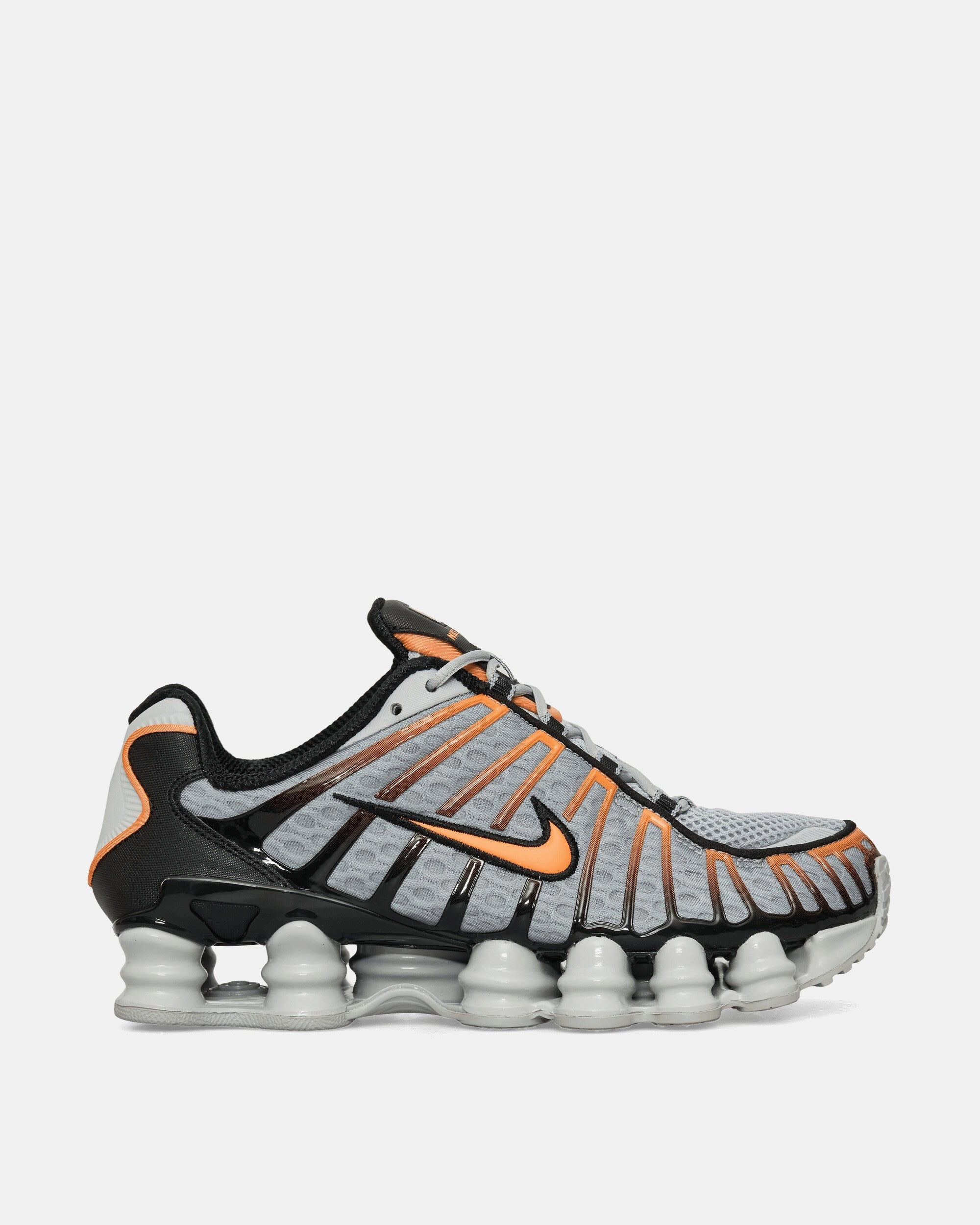 Shox TL Sneakers Smoke Grey / Bright Mandarin Nike breathable sports sneakers for comfort