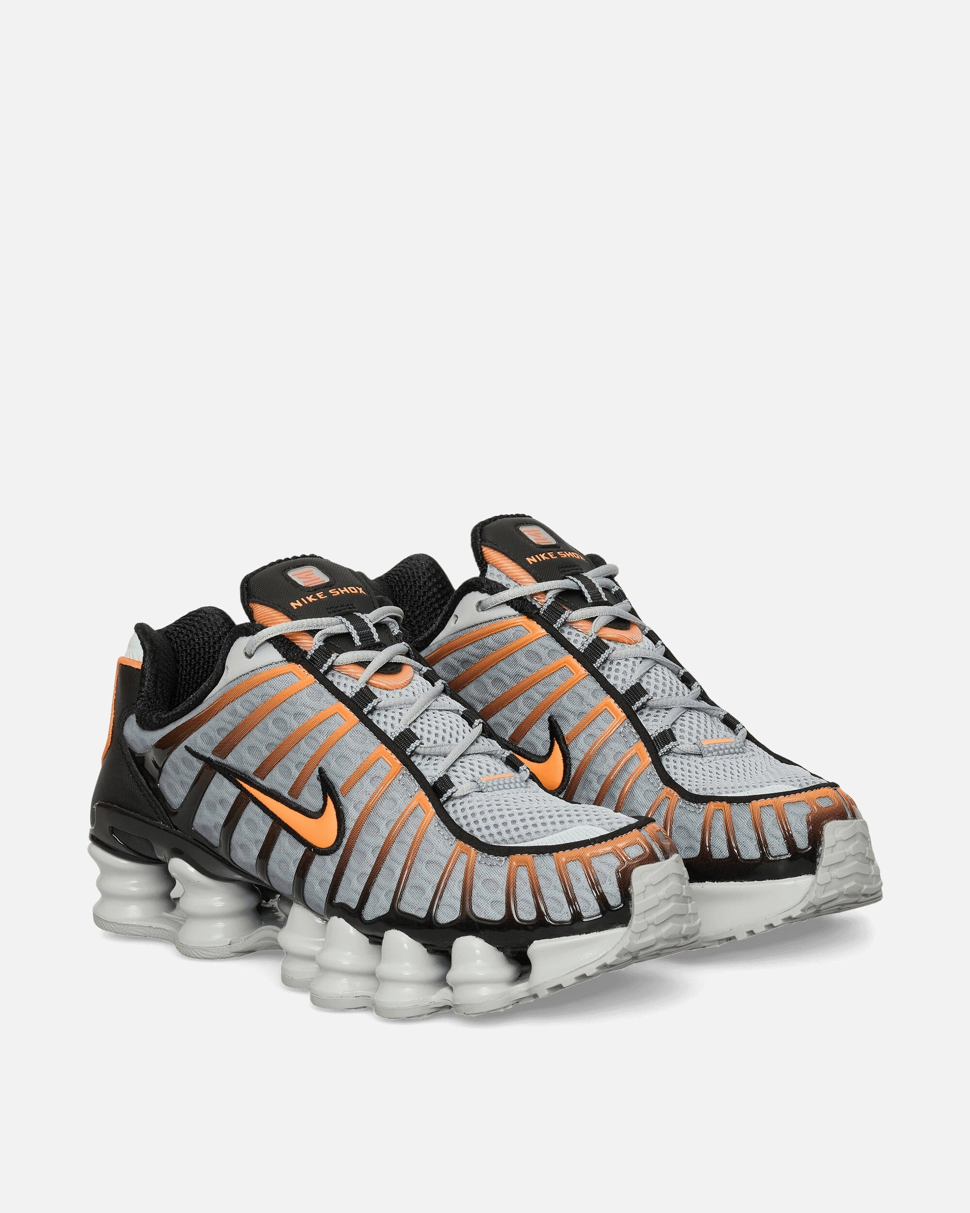 Shox TL Sneakers Smoke Grey / Bright Mandarin Flexible Shoes