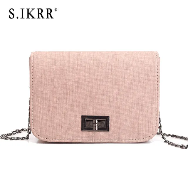 S.IKRR Worean Shoulder Bag luxury handbags women bags designer Version  Wild Girls Small Square Messenger Bag bolsa feminina Fashion Nova Bags