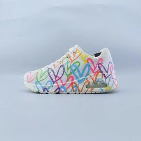 SKECHERS JGOLDCROWN: UNO - HIGHLIGHT LOVE Skechers comfortable casual shoes