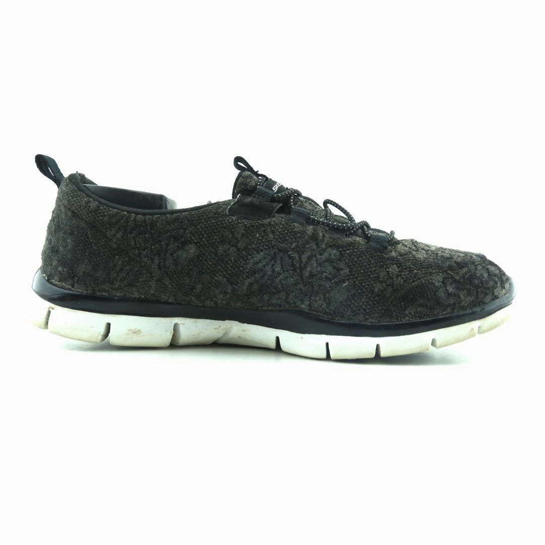 SKECHERS LACE DETAIL TRAINERS Skechers comfortable shoe styles