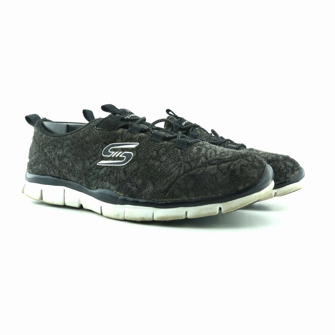 SKECHERS LACE DETAIL TRAINERS Skechers comfortable shoe styles