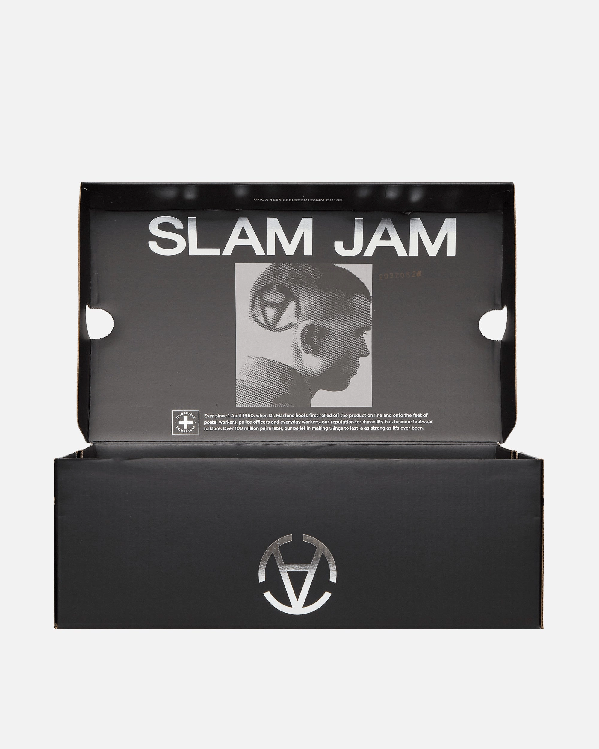 Slam Jam 1461 Leather Shoes Black Smooth Leather Boots