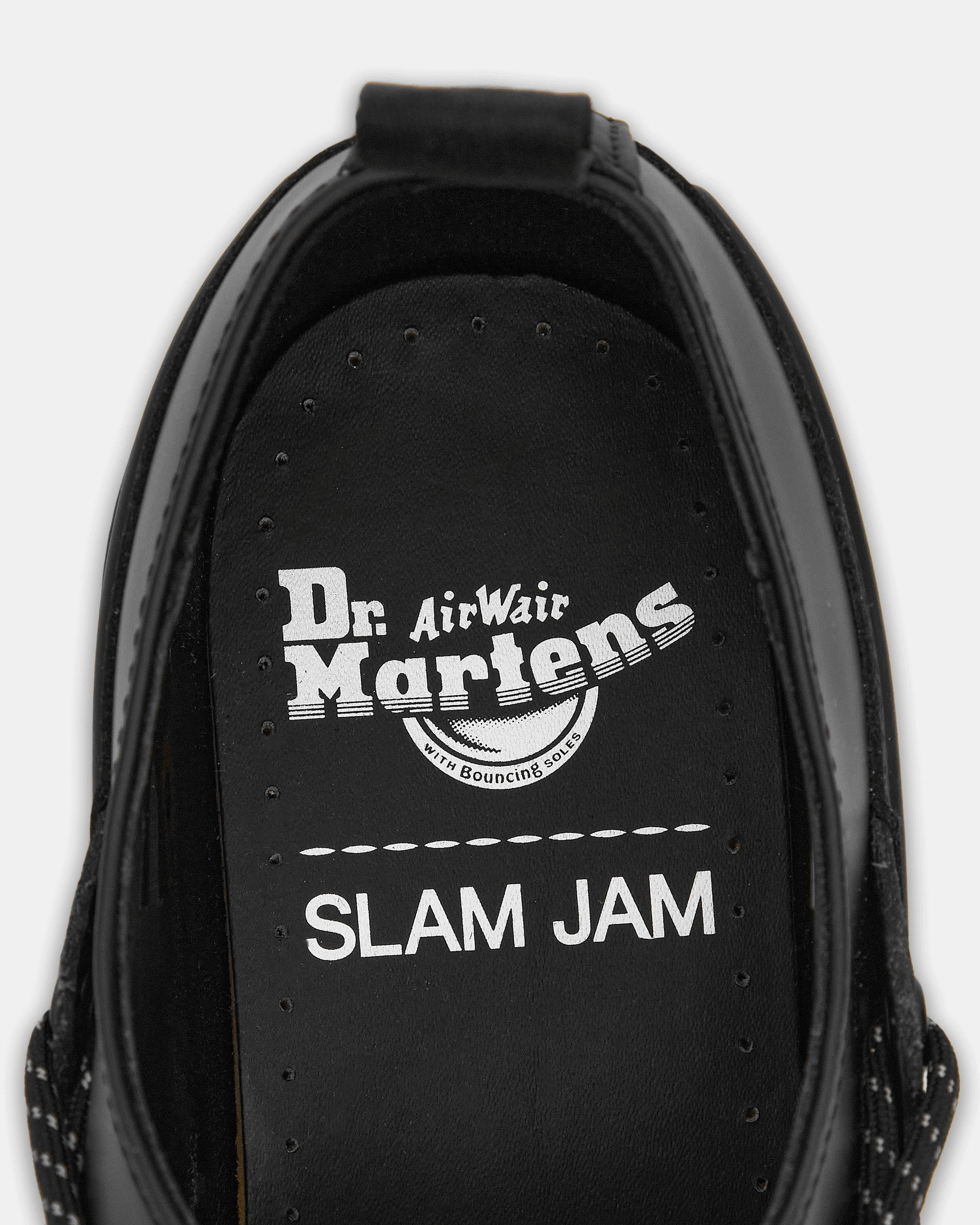Slam Jam 1461 Leather Shoes Black Smooth Leather Boots