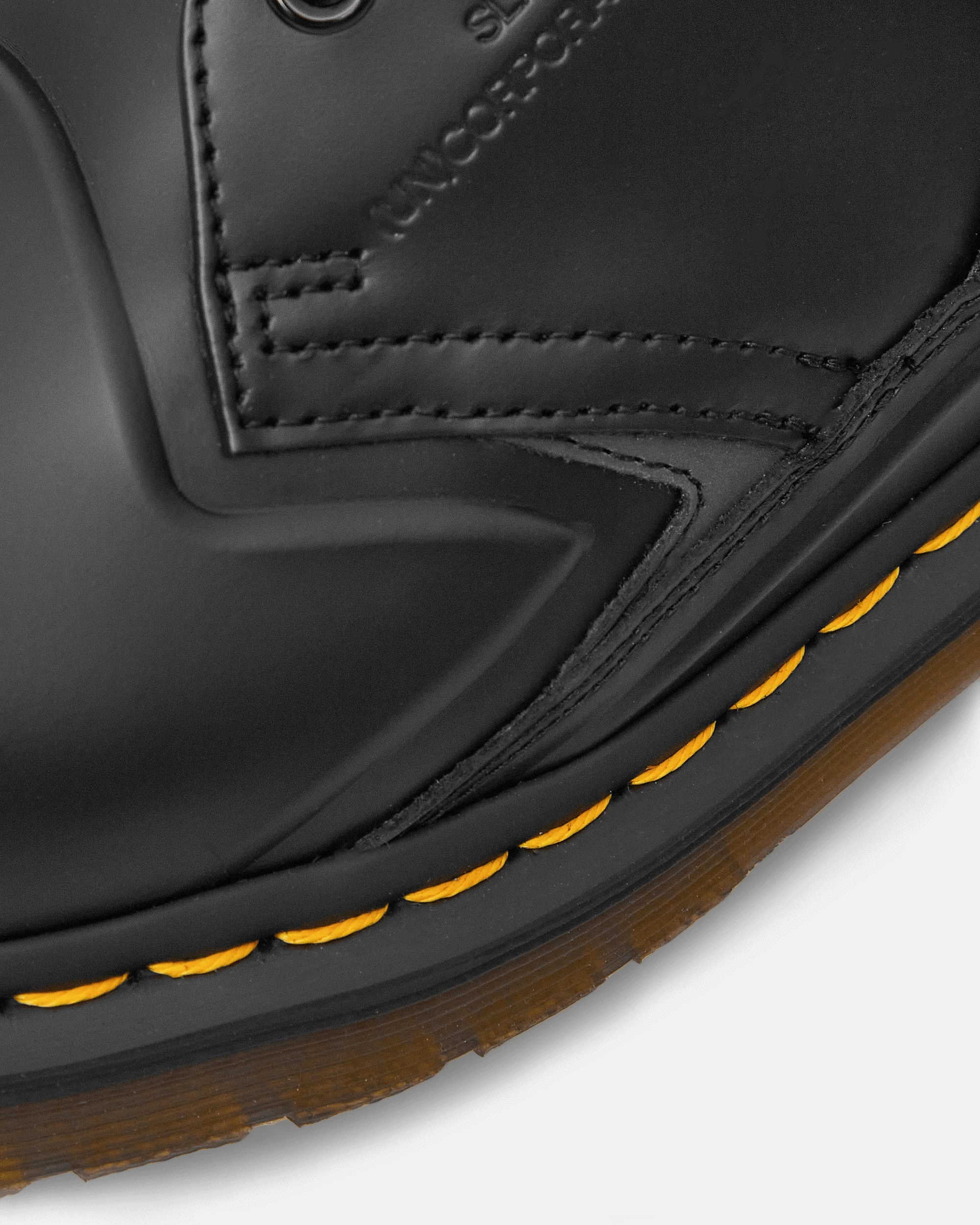 Slam Jam 1461 Leather Shoes Black Smooth Leather Boots