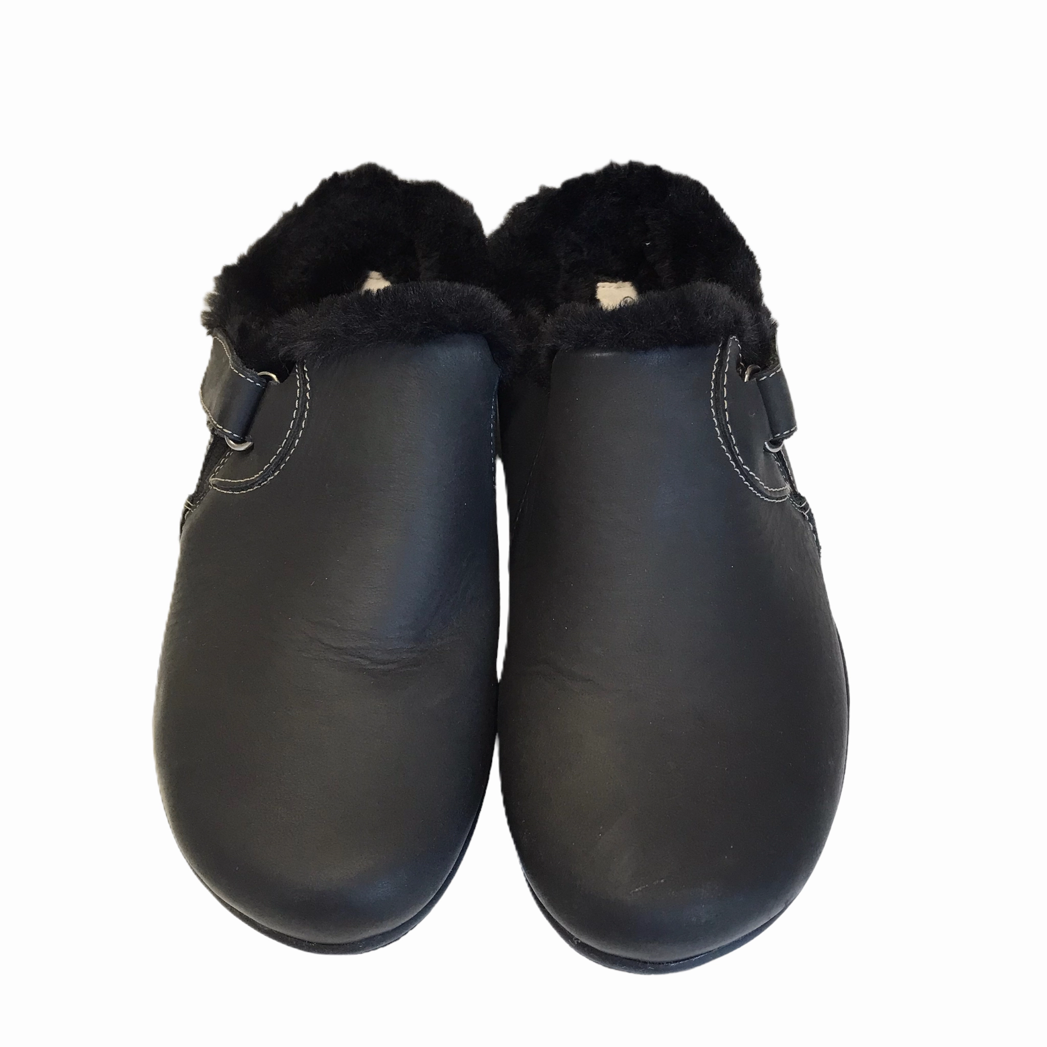 Slippers By Clarks In Black, Size: 7 Leather Footwear