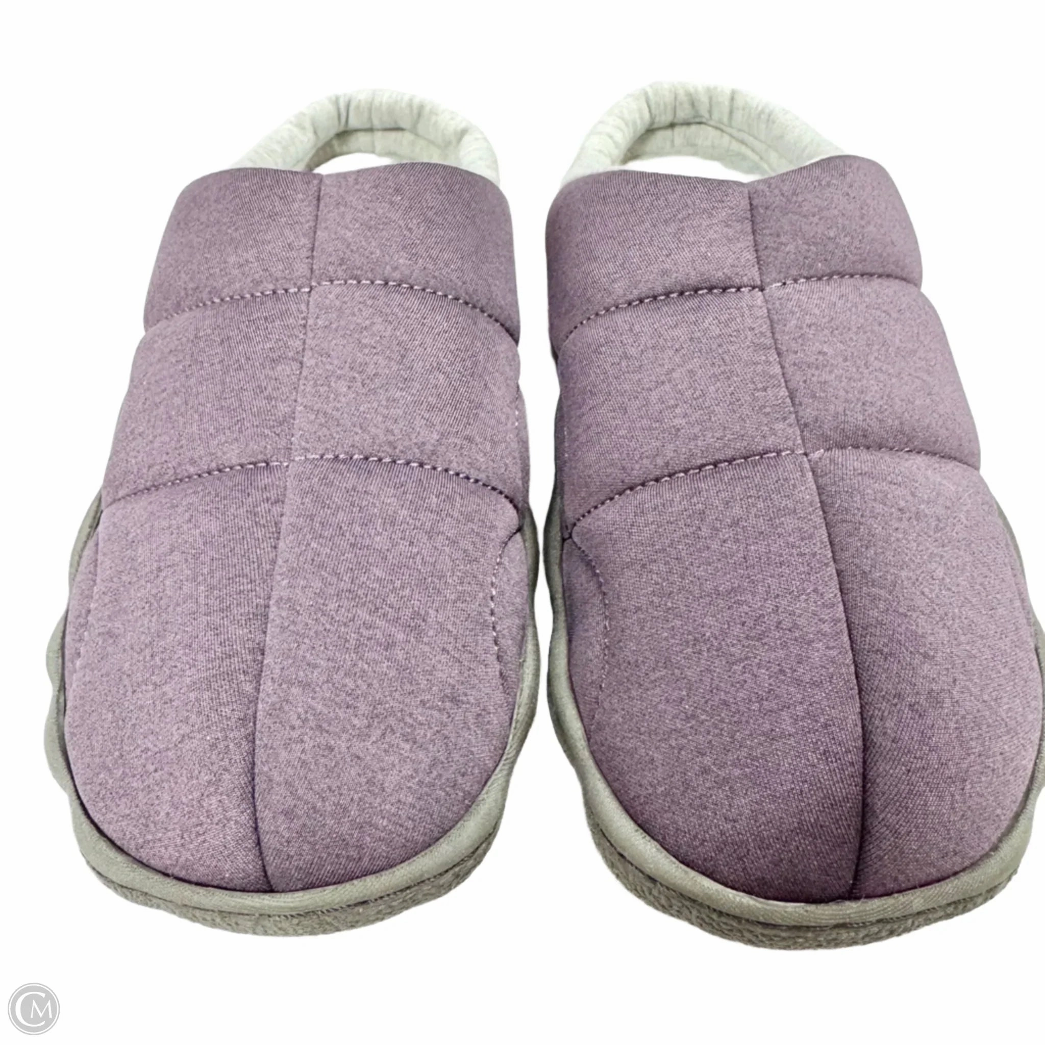 Slippers By Clarks In Purple, Size: 7 Leather Footwear