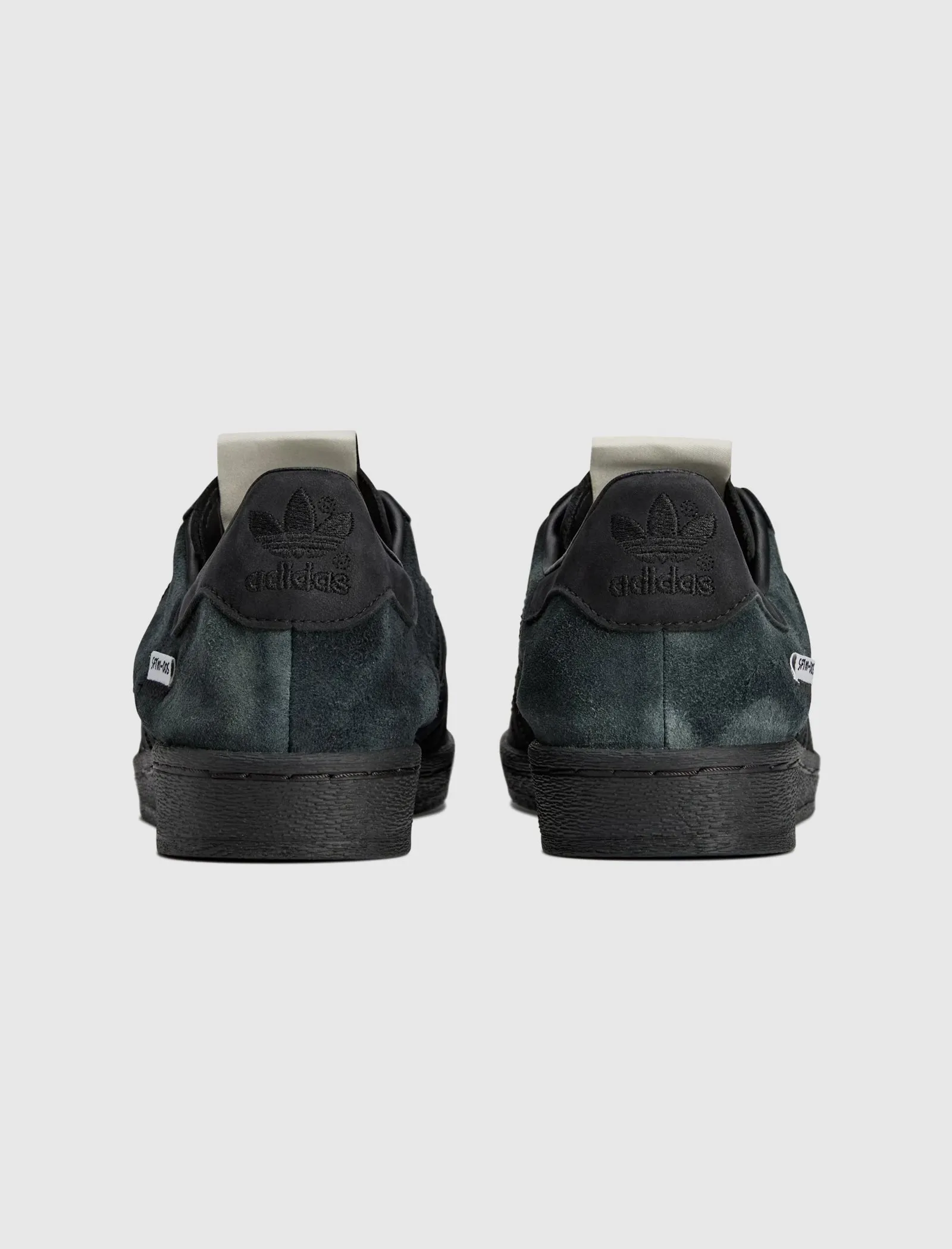 SONG FOR THE MUTE X SUPERSTAR 82 "BLACK/CREAM WHITE" Adidas trendy casual shoe styles