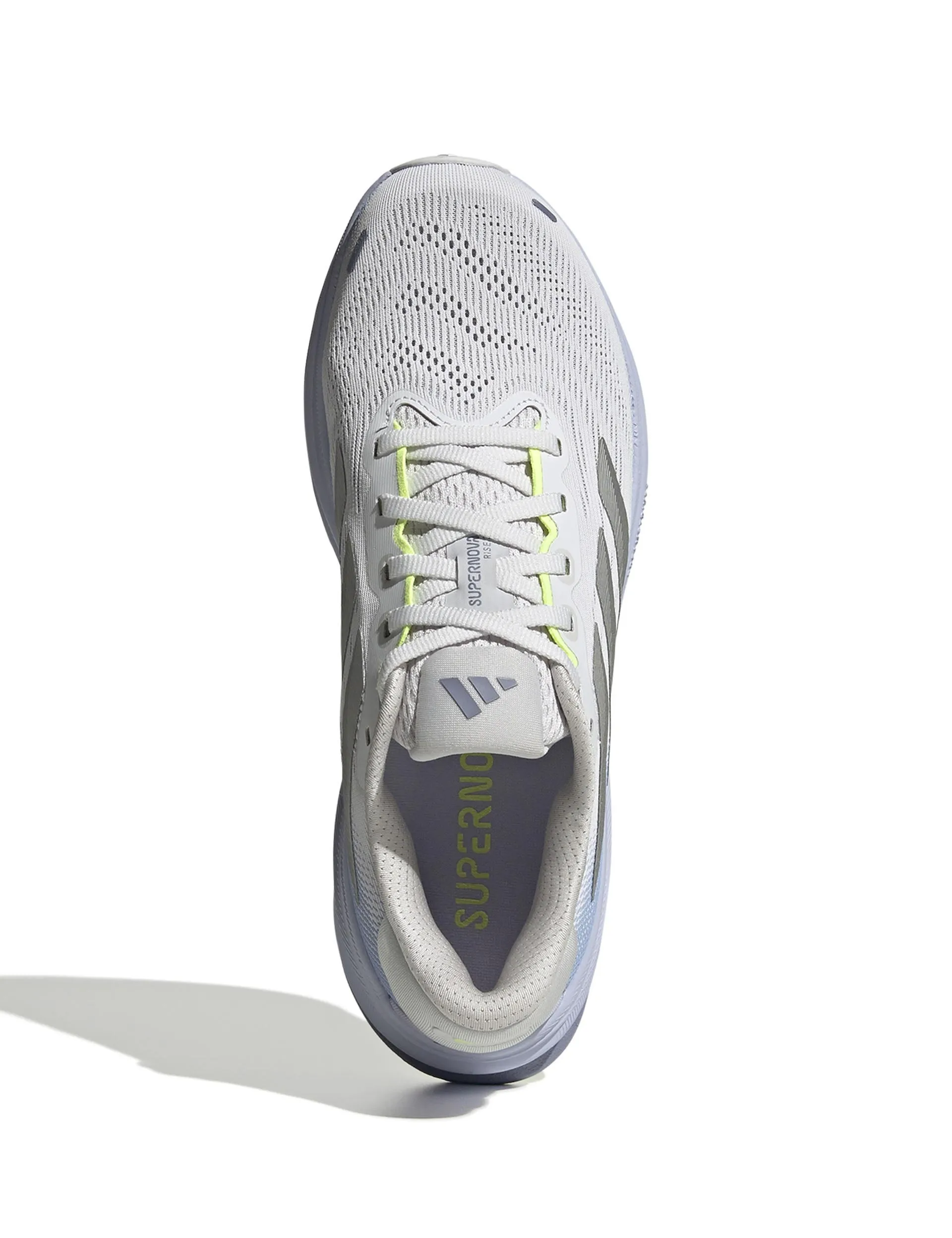 Supernova Rise 2 Running Shoes - Dash Grey/Matte Silver/Silver Violet Adidas trendy casual shoe styles