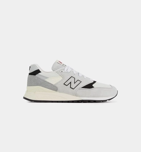 Teddy Santis Made In USA 998 Mens Lifestyle Shoe - Grey/Black/White New Balance lifestyle sneakers with retro style